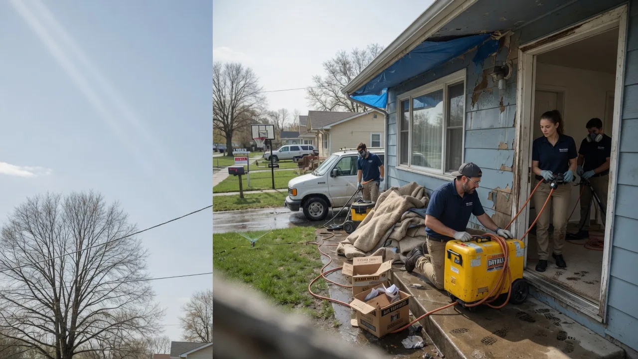 Basement Flood Cleanup in Hustler, WI near me